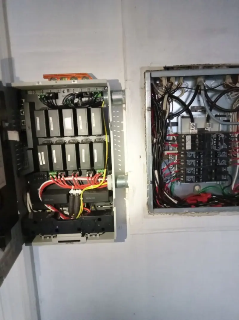 Electrical panel upgrade completed for Indoor Lighting Installation in Upper Paxton